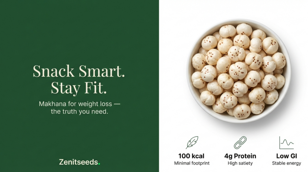 Makhana Helps in Weight Loss